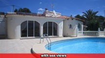 Refurbished house with sea view in Calpe