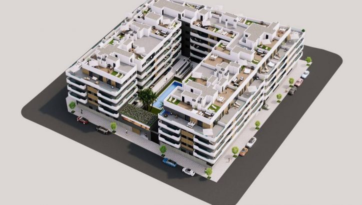 Nouveaux appartements modernes à Santa Pola